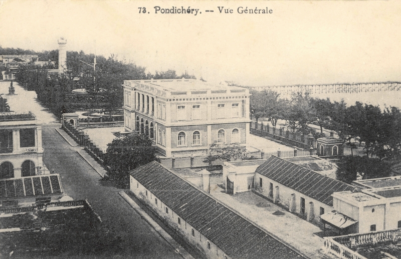 04-01 - Pondichery - mairie - vue vers le nord-est